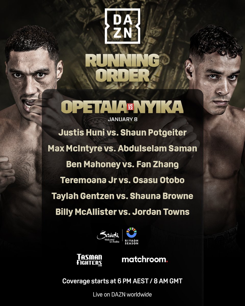 Image: Tonight’s Live Boxing Results: Opetaia vs. Nyika