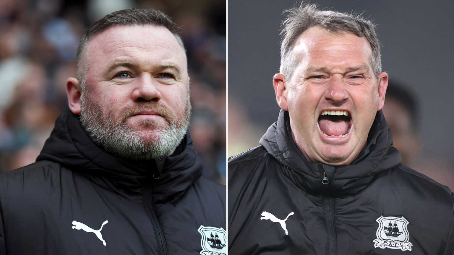 Wayne Rooney in classy gesture to Plymouth coach after FA Cup giant-killing just weeks after he’s axed