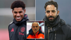 Amorim fires extraordinary blast at Rashford and says he’d rather put 63-YEAR-OLD coach on Man Utd bench ahead of him