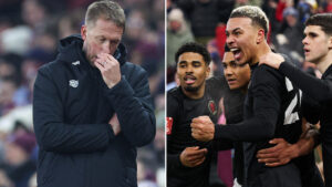 Aston Villa 2 West Ham 1: Graham Potter delight turns to despair as Villans reach FA Cup fourth round with comeback win