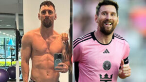 Inside Lionel Messi’s ‘unbearably competitive’ training plan as Barcelona legend does ‘naked pull-ups’ in changing room