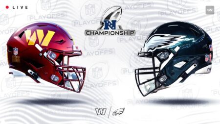 Eagles vs. Commanders live score, updates, highlights from 2025 NFC championship game