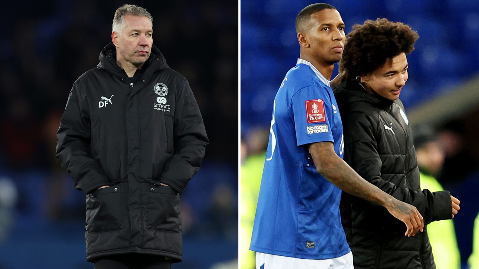 ‘Bang out of order’ – Darren Ferguson says Everton star ‘had a pop at me’ for not bringing on Ashley Young’s son Tyler