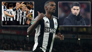 Arsenal 0 Newcastle 2: Alexander Isak channels inner Thierry Henry as Mikel Arteta’s trophy wait looks destined to go on