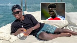 Mikel Arteta tells Bukayo Saka to jet off on HOLIDAY to help his recovery from hamstring surgery