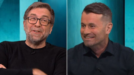 ‘Are you alright?’ – ‘New Match of the Day host’ Mark Chapman stunned by Shay Given’s bizarre analysis on MOTD2