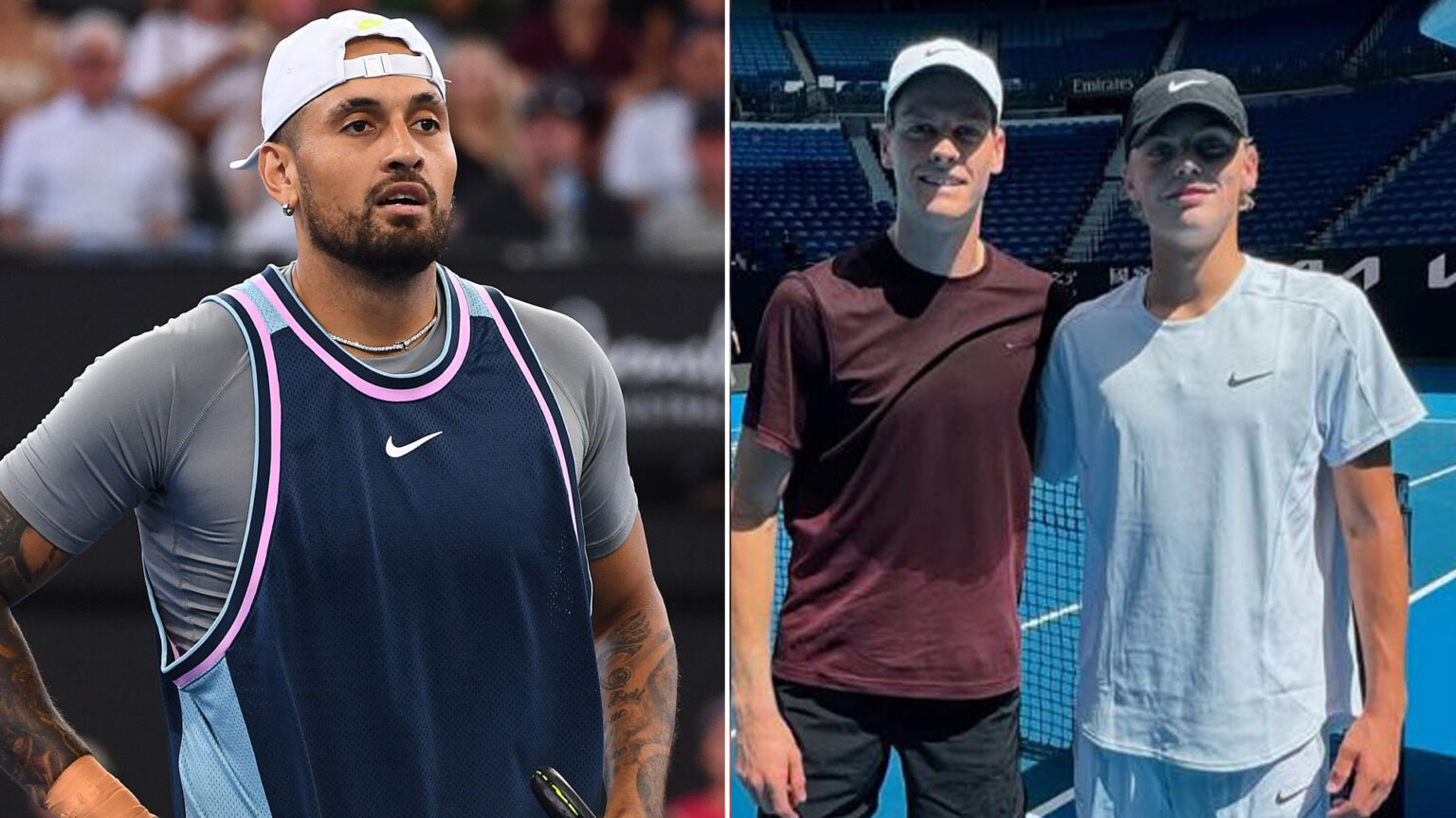 Nick Kyrgios slammed as ’embarrassing’ after being accused of ‘harassing’ 16-year-old son of tennis legend