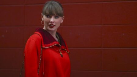 Is Taylor Swift at Chiefs vs. Texans today? Updates on if star is watching Travis Kelce in NFL playoff game