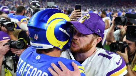 Sam Darnold mum on future with Vikings after 9-sack, 2-turnover performance in playoff loss