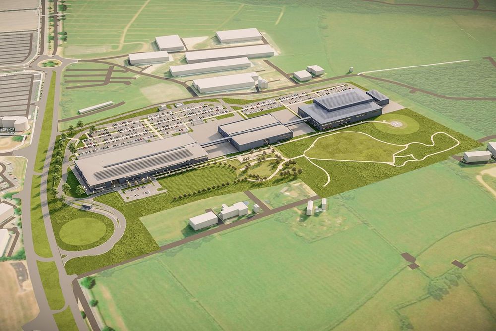 Aston Martin Silverstone factory rendering