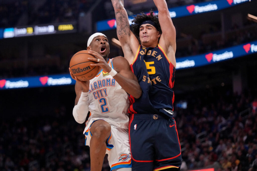 Shai Gilgeous-Alexander scores 52, but Warriors stun Thunder