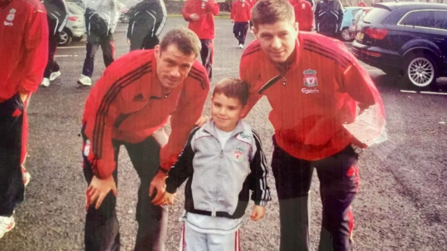 Accrington Stanley star Connor O’Brien reveals adorable childhood photo with Liverpool legends ahead of FA Cup clash