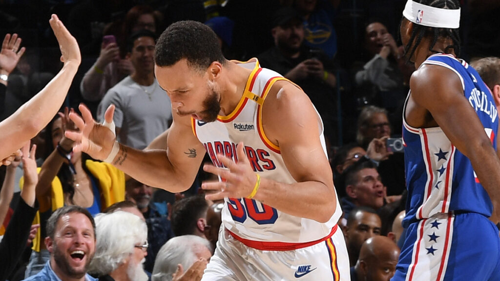 What we learned as Steph goes off in Warriors’ big win over 76ers