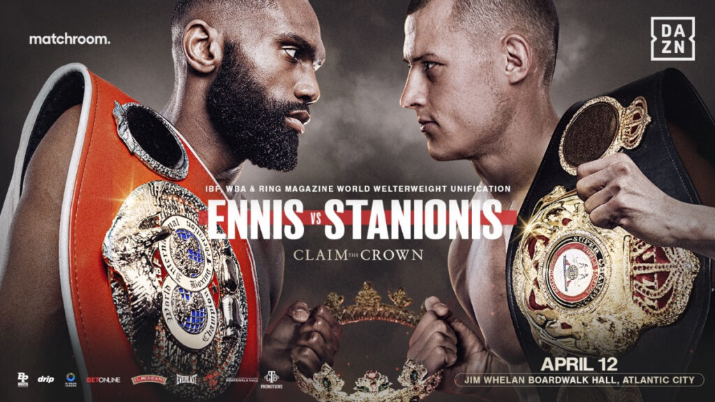 Boots Ennis Faces Stanionis in April 12th Title Clash