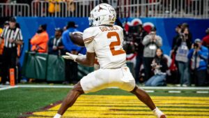 Chargers snag speedy Texas WR in first mock done by top draft analyst