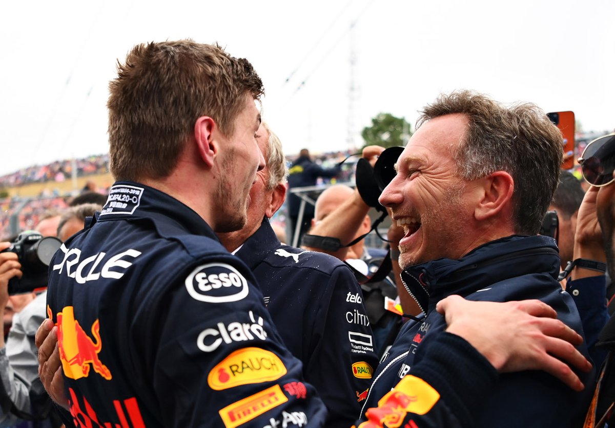 Max Verstappen, Red Bull Racing, Christian Horner, Red Bull Racing Team Principal