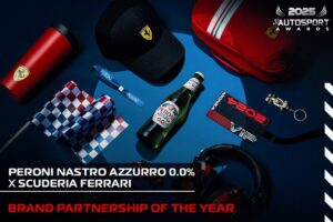 ‘Our love letter to the tifosi’ – Peroni Nastro Azzurro 0.0% toasting partnership with Ferrari