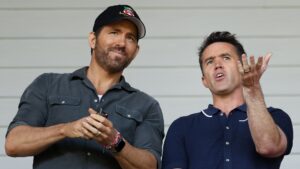 Ryan Reynolds and Rob McElhenney add third football club to portfolio after Wrexham success