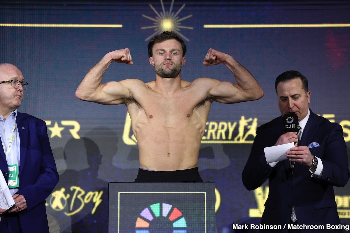 Image: Shakur Stevenson 134.1 vs. Josh Padley 134 - Weigh-in Results