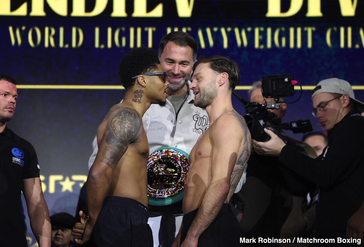 Image: Shakur Stevenson 134.1 vs. Josh Padley 134 - Weigh-in Results