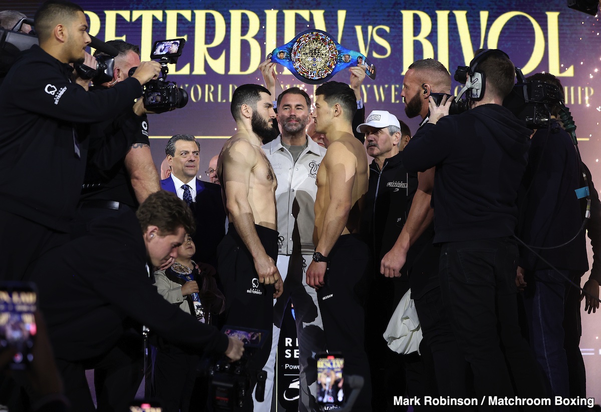 Image: Artur Beterbiev 175 vs. Dmitry Bivol 174.1 - Weigh-in Results for Saturday