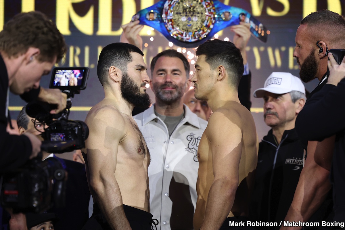 Image: Artur Beterbiev 175 vs. Dmitry Bivol 174.1 - Weigh-in Results for Saturday