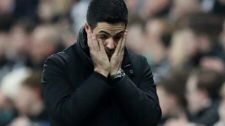 Cheeky Newcastle fans taunt Mikel Arteta with five-word chant… and club join in with trolling social post