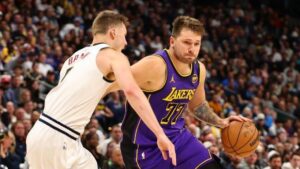 Doncic stars as Lakers end Nuggets’ winning run