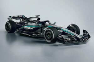 Mercedes unveils 2025 W16 car ahead of Bahrain F1 testing