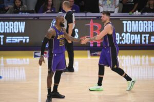 Column: It’s stunning but true. Luka Doncic and LeBron James can lead the Lakers to an NBA title