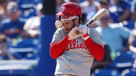 Phillies ‘not really over-concerned at all’ about Harper after he is hit by pitch, leaves game