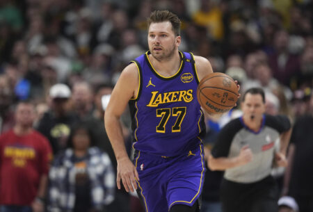 Lakers get first big performance from Luka Dončić in win over Nuggets