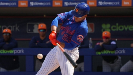 SEE IT: Juan Soto homers in first at-bat with Mets in spring training