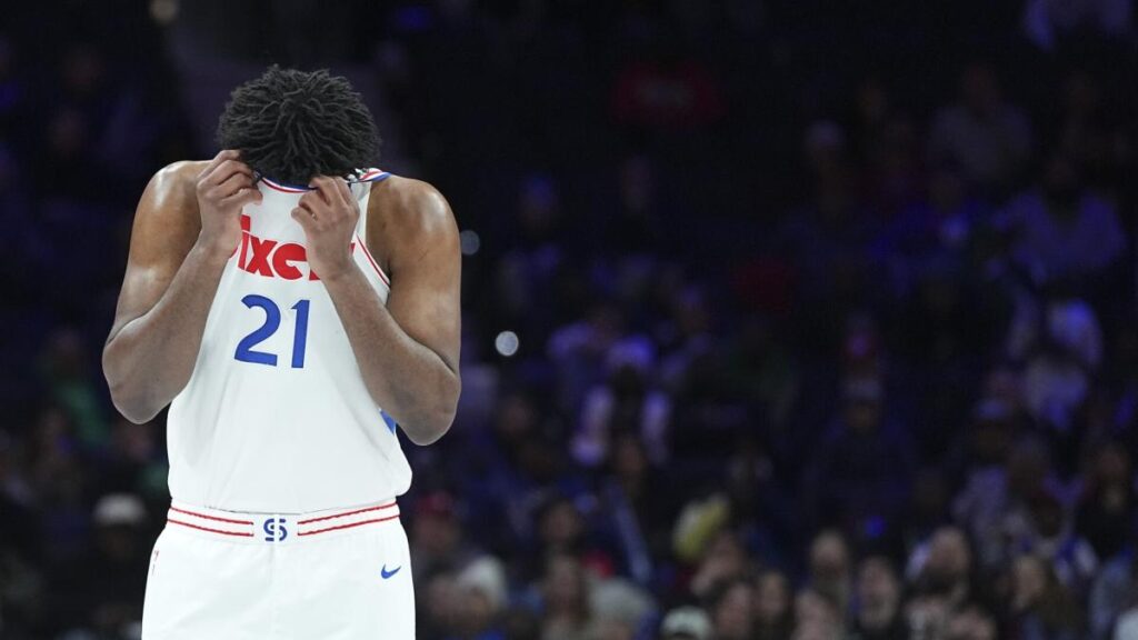 Is it time for 76ers to shut it down? Embiid admits he needs to “fix the problem” with left knee.