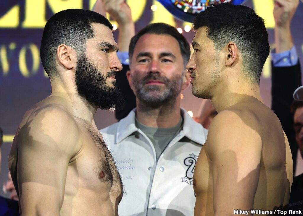 Artur Beterbiev 175 vs. Dmitry Bivol 174.1 – Weigh-in Results for Saturday