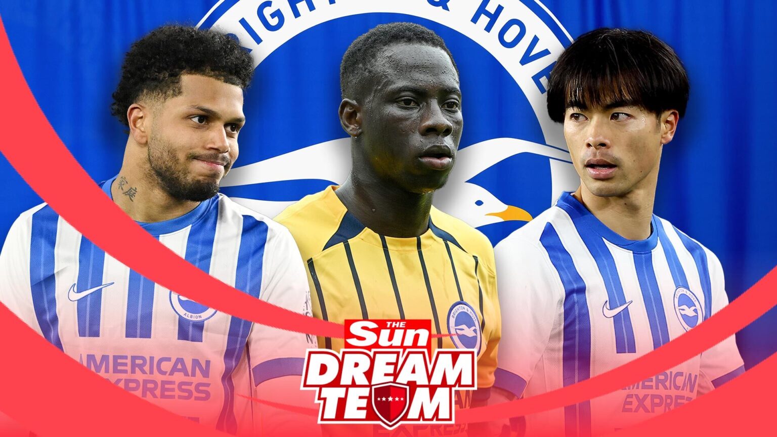 Favourable fixture encourages Dream Team bosses to gamble on Brighton midfielders in double Gameweek 25