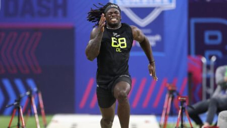 Shemar Stewart NFL Combine results: Texas A&M DE posts all-time performance, draws comparisons to Myles Garrett