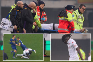 Moise Kean health update issued by Fiorentina after former Premier League star collapsed on pitch in terrifying scenes