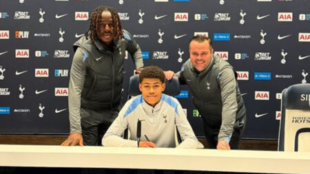 Tottenham snap up England star’s son seven months after older brother signed contract in different sport