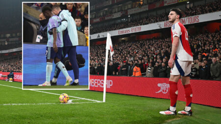 How Bukayo Saka’s injury has wrecked Arsenal’s famous corner routines as Declan Rice stat revealed