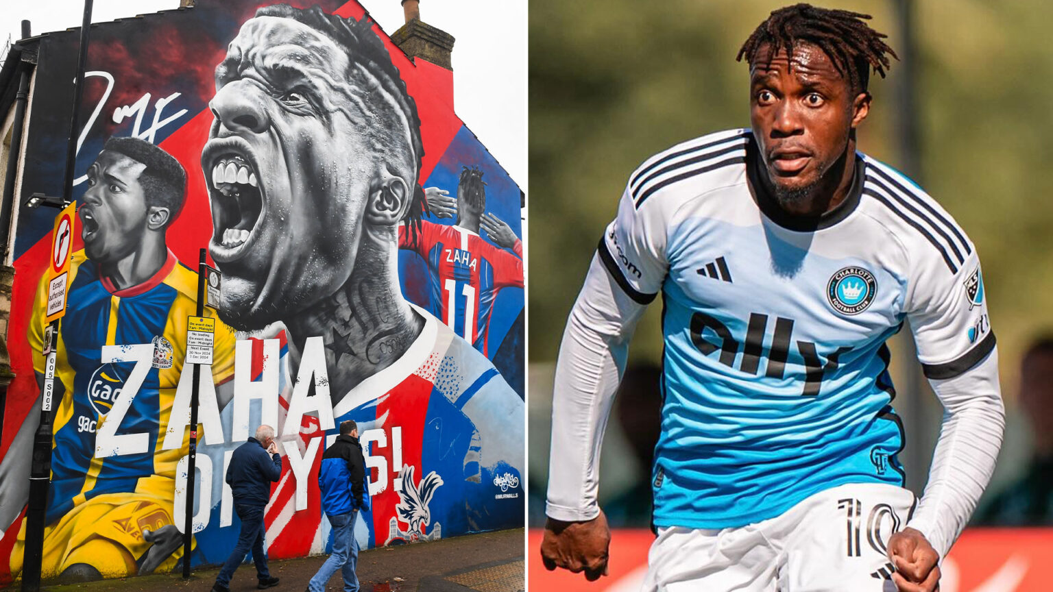 ‘I’ve left there with a mural’ – Wilfried Zaha has no regrets over Crystal Palace exit despite two failed transfers