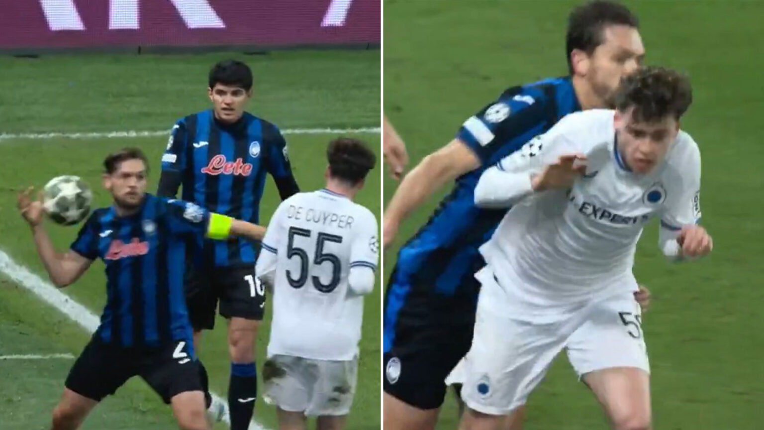 ‘He’s really lost his head’ – Atalanta captain sent off for moment of madness after ’embarrassing’ blunder