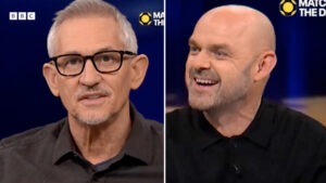 Early retirement for you?’ – Danny Murphy makes cheeky comment to departing Match of the Day presenter Gary Lineker