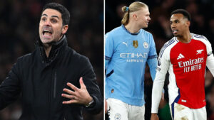 ‘Just leave it’ – Mikel Arteta warns Arsenal stars over Erling Haaland treatment as players brutally mock Man City ace