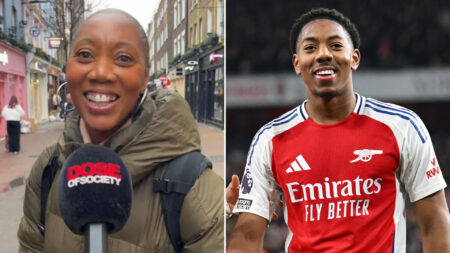 Arsenal fans can’t believe what Myles Lewis-Skelly’s mum said before Man City clash as heartwarming interview goes viral