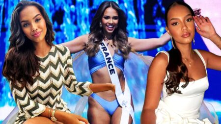 Meet Tottenham new boy Mathys Tel’s beauty queen Wag who was crowned Miss France and starred at Miss Universe contest