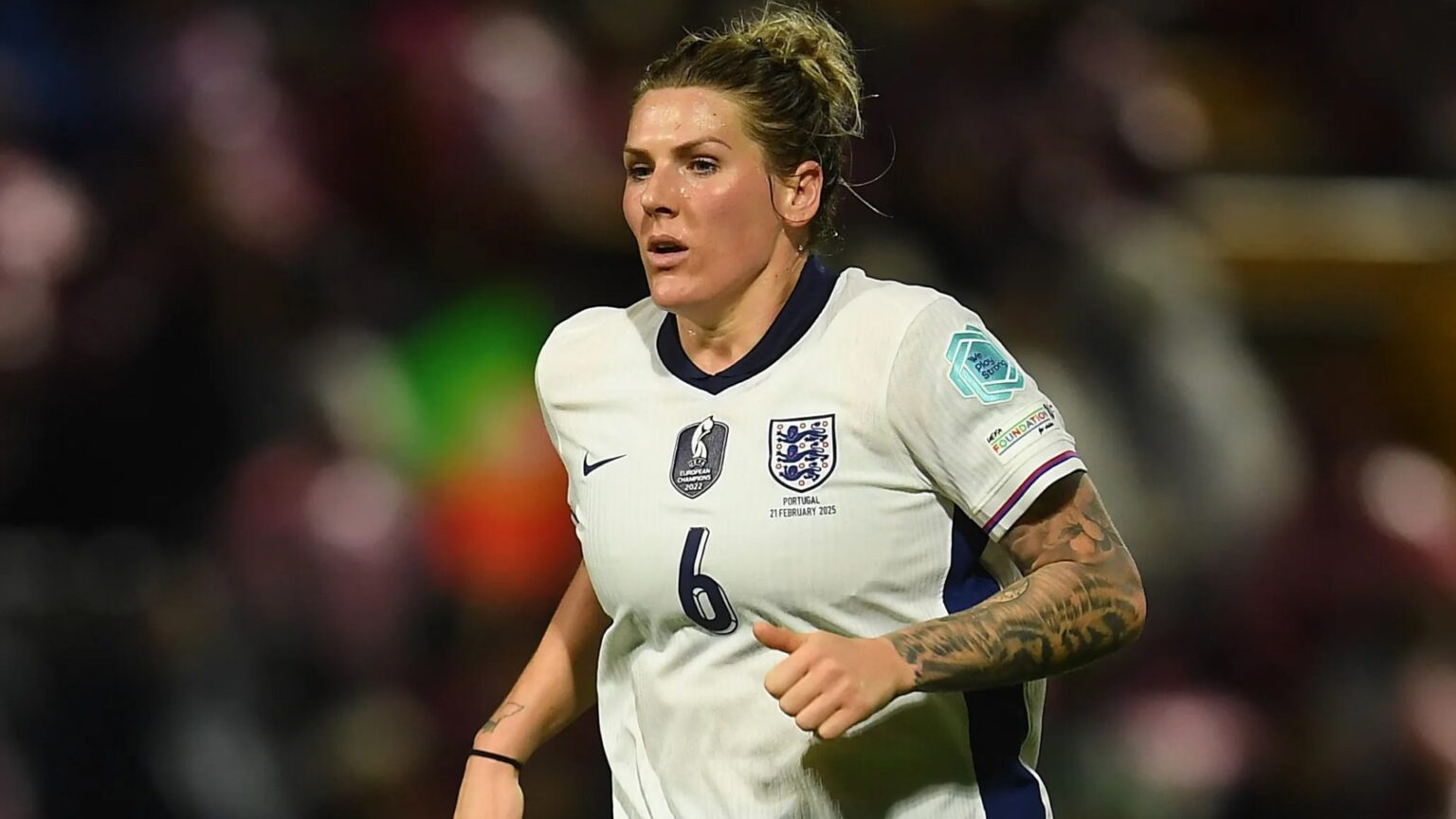 Millie Bright says England ‘have a lot of work to do’ before facing Spain