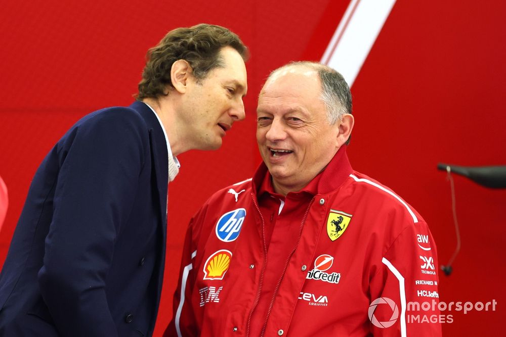 Frederic Vasseur, Ferrari, John Elkann, Ferrari Chairman and CEO