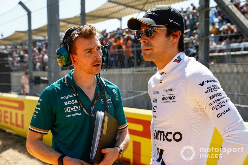 Andrew Vizard with Lance Stroll