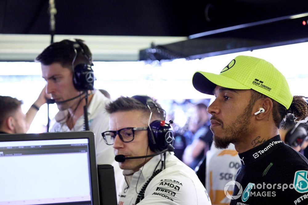 Lewis Hamilton with Peter Bonnington